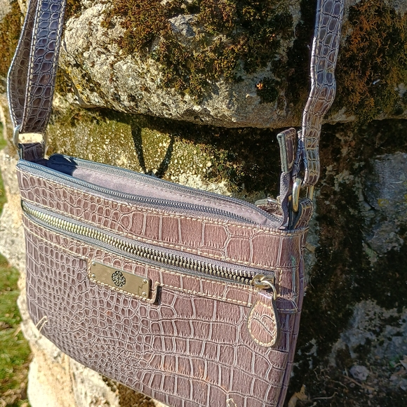 Treviso mock croc mini-crossbody bag w adjustable strap, Fall fashion, Fall boho - Picture 2 of 11